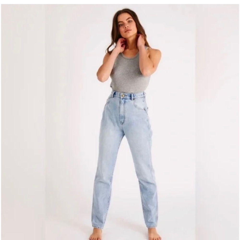 Rolla's Elle Super High Rise Relaxed Jeans NWT - Picture 2 of 8